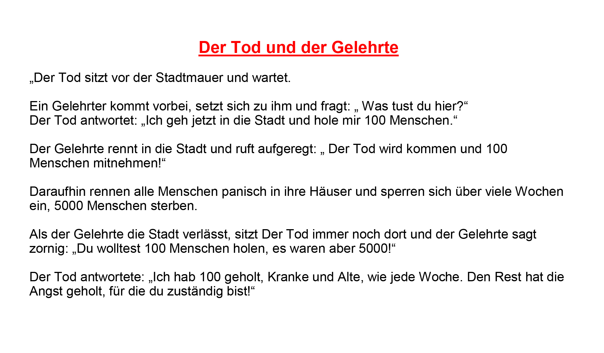 Der Tod und der Gelehrte